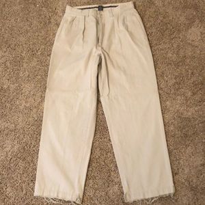 Polo by Ralph Lauren khaki pants size 31-30 some has been cut off the bottom